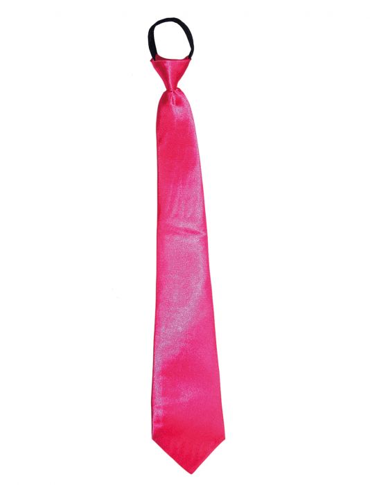 Roze smalle das - Willaert, verkleedkledij, carnavalkledij, carnavaloutfit, feestkledij, dassen, stropdas, das, tie